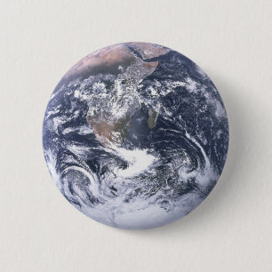 Planet Earth From Space Earth Day 6 Cm Round Badge