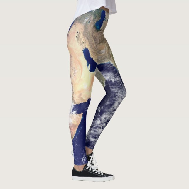 PLANET EARTH FROM SPACE Leggings (Asia) (Right)