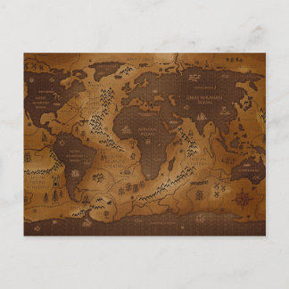 Planet Earth-Inversed Postcard