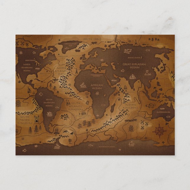 Planet Earth-Inversed Postcard (Front)