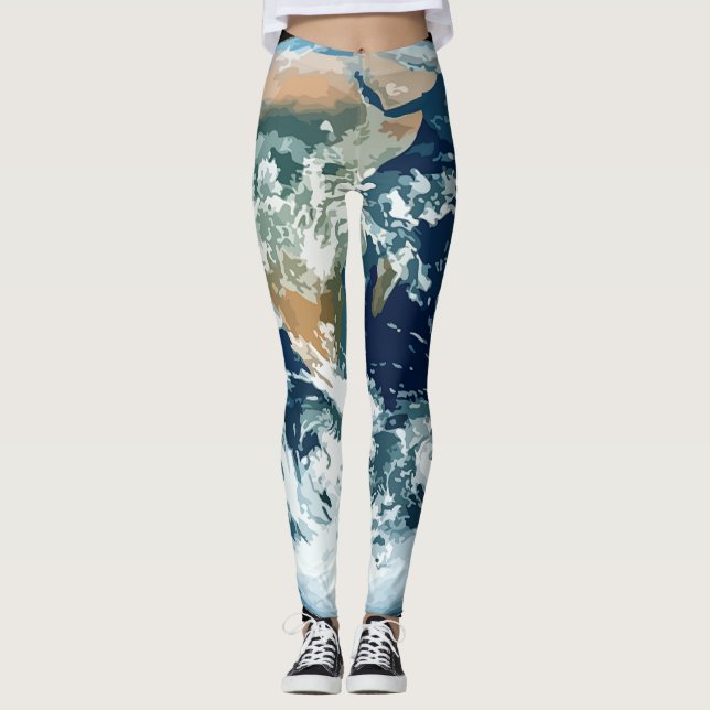 Planet Earth Leggings (Front)