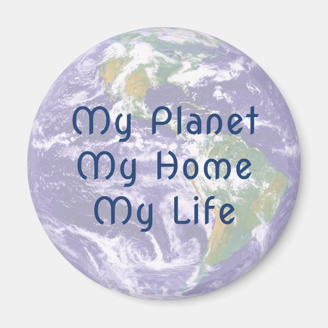 Planet Earth Magnet My Planet (Front)