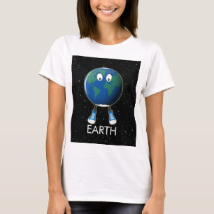 Planet Earth & Stars T-Shirt