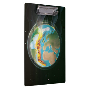 Planet Earth Tectonic Plates Clipboard
