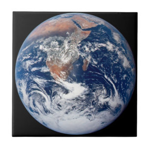 Planet Earth view from Apollo 17 Tile