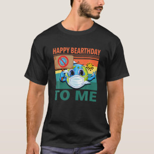 Planet Earth Wearing Mask - Happy Earthday T-Shirt