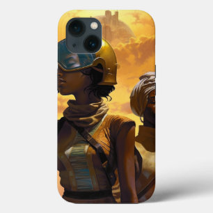 Planet Explorers Afrofuturistic Science Fiction iPhone 13 Case