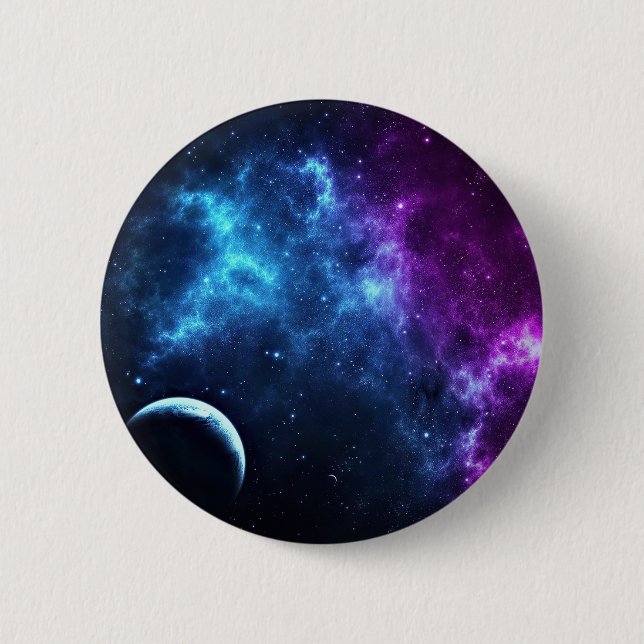 Planet Galaxy Button (Front)