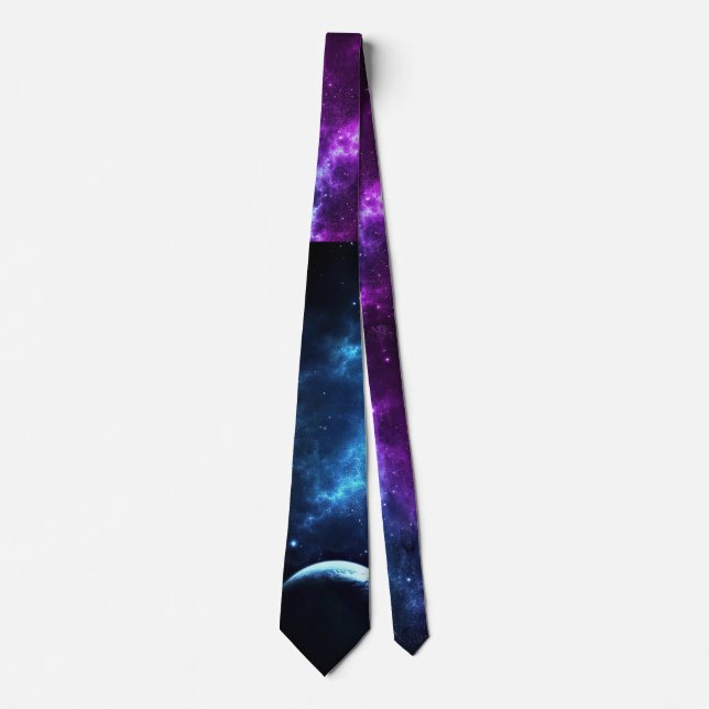 Planet Galaxy Neck Tie (Front)