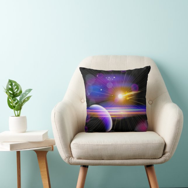 Planet Galaxy With Star Cushion (Chair)
