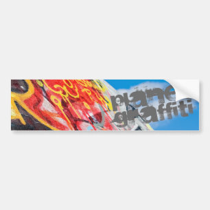 planet graffiti bumper sticker