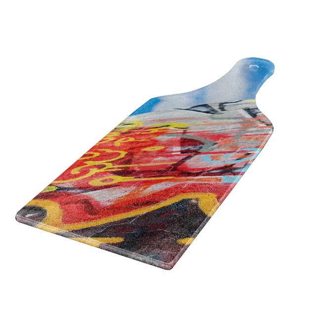 planet graffiti cutting board (Corner)