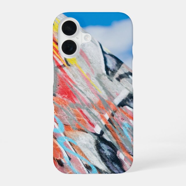 planet graffiti iPhone 16 case (Back)