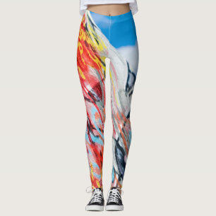 planet graffiti leggings