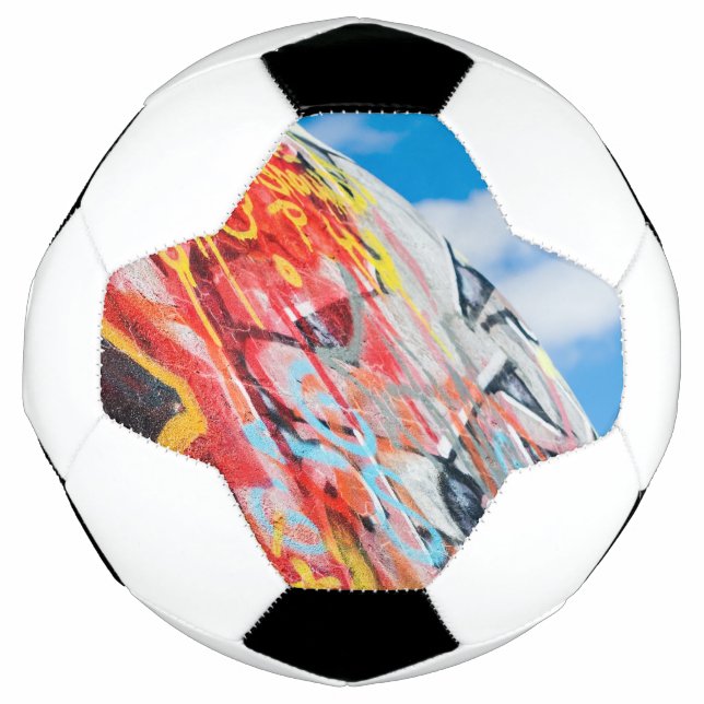 planet graffiti soccer ball (Front)