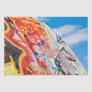 planet graffiti tissue paper