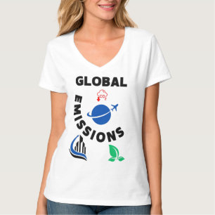 Planet in Peril: Global Emissions". T-Shirt