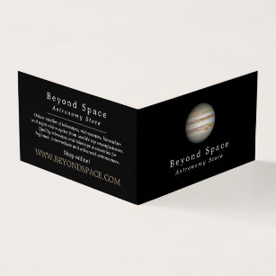 Planet Jupiter, Astronomer, Astronomy Store Business Card