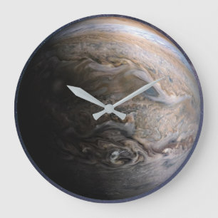 Planet Jupiter Large Clock