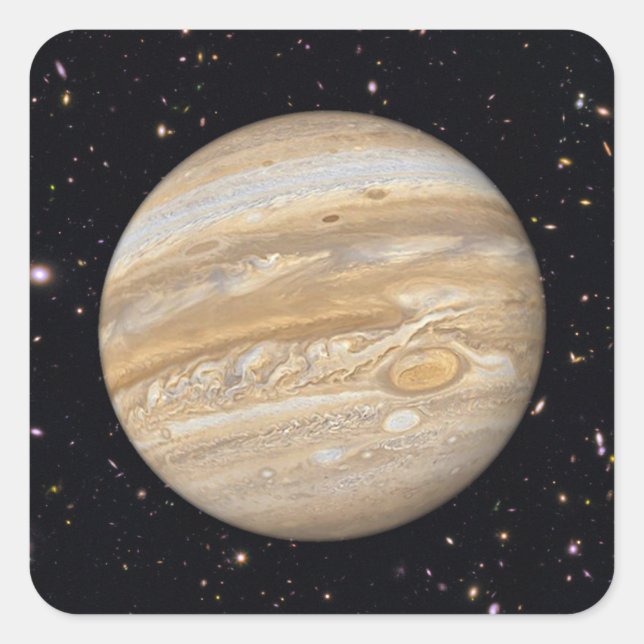 Planet Jupiter Starry Sky Stickers (Front)
