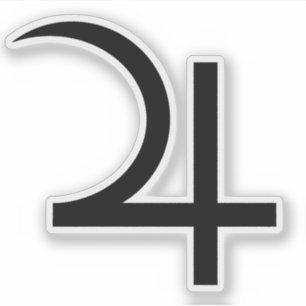 Planet Jupiter Symbol (black)