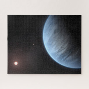 Planet K2-18b, Host Star And Accompanying Planet. Jigsaw Puzzle