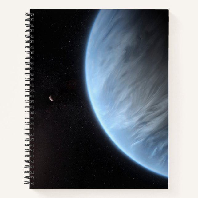 Planet K2-18b, Host Star And Accompanying Planet. Notebook (Front)