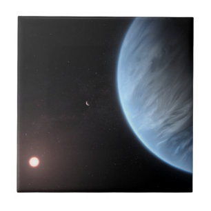 Planet K2-18b, Host Star And Accompanying Planet. Tile