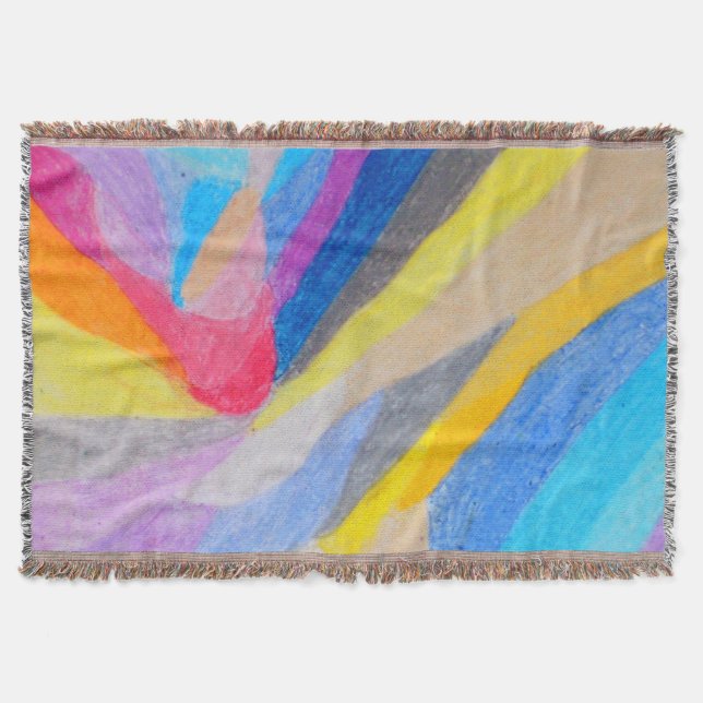 Planet Life Throw Blanket (Front)
