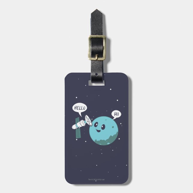 Planet Luggage Tag (Front Vertical)