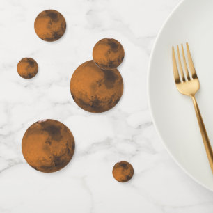 Planet Mars Confetti
