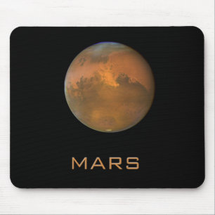 Planet Mars Full Orange View Mousepad