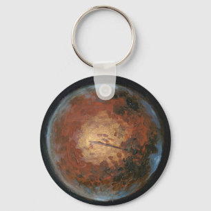 Planet Mars Key Ring