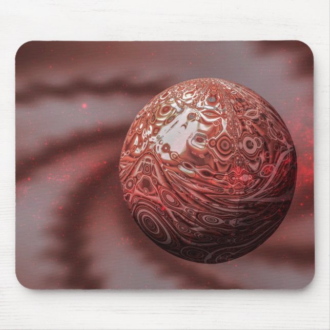 Planet Mars. Outdoors Mouse Pad (Front)