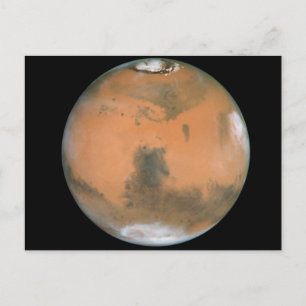 Planet Mars Postcard