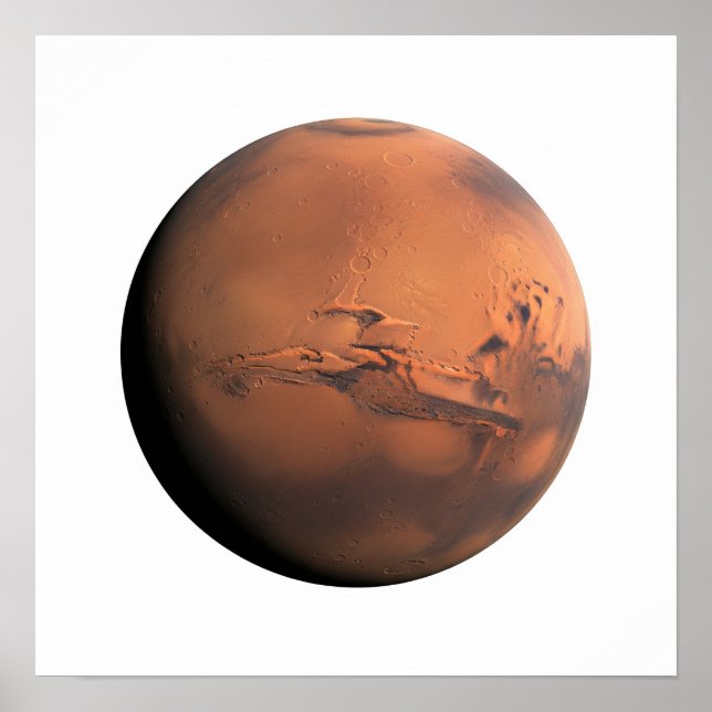 Planet Mars Poster (Front)