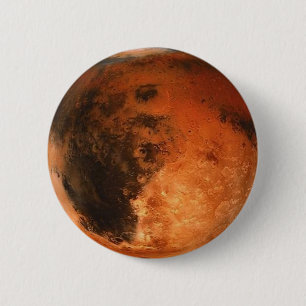 PLANET MARS (solar system) ~ 6 Cm Round Badge