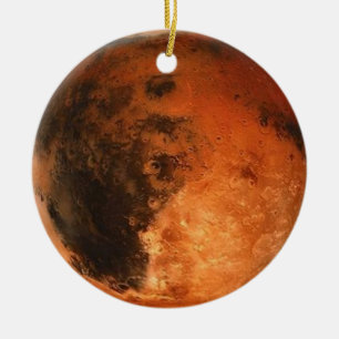 PLANET MARS (solar system) ~ Ceramic Tree Decoration