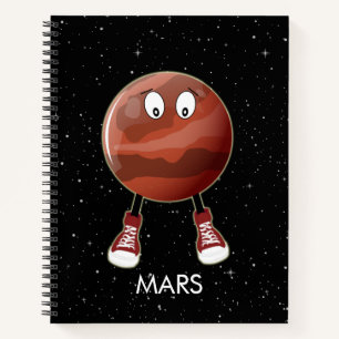 Planet Mars & Stars Notebook