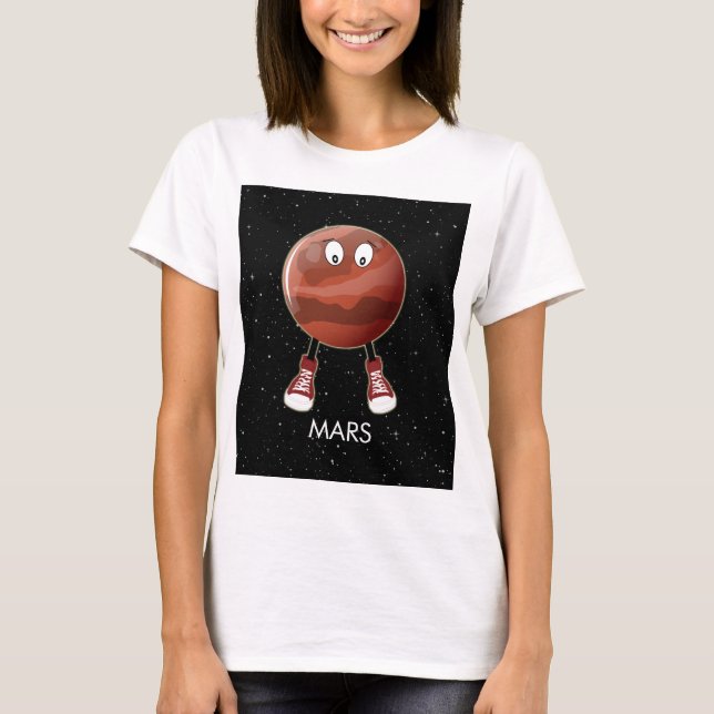 Planet Mars & Stars T-Shirt (Front)