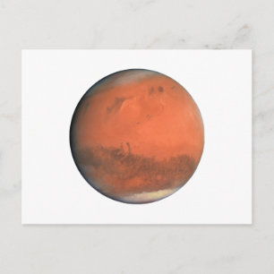 PLANET MARS true colour natural (solar system) ~~ Postcard