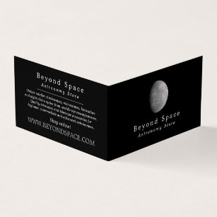 Planet Mercury, Astronomer, Astronomy Store Business Card