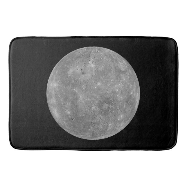 Planet Mercury Bath Mat (Front)