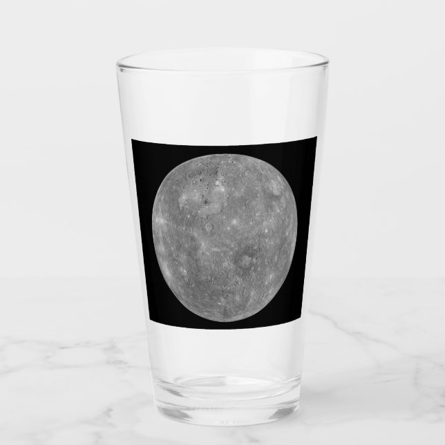 Planet Mercury Glass (Front)