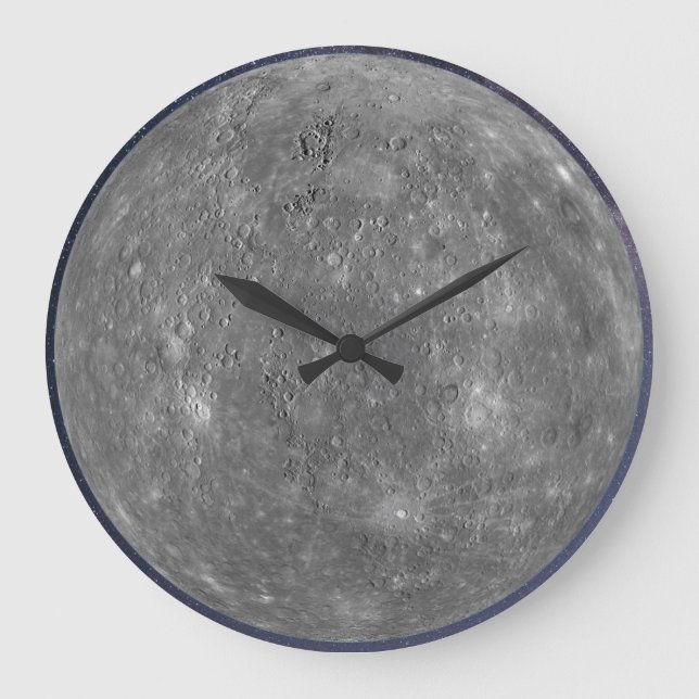 Planet Mercury Large Clock (Front)