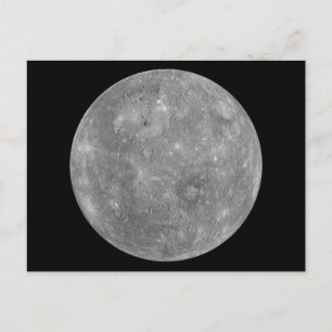 Planet Mercury Postcard