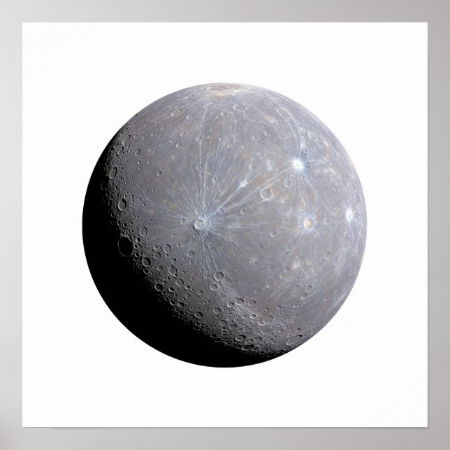 Planet Mercury Poster (Front)