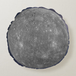 Planet Mercury Round Cushions