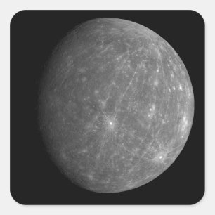 Planet Mercury Square Sticker