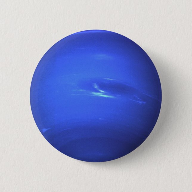 Planet Neptune 6 Cm Round Badge (Front)